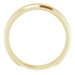 Beveled-Edge Comfort-Fit Flat Band