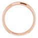Beveled-Edge Comfort-Fit Flat Band