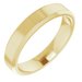 Beveled-Edge Comfort-Fit Flat Band