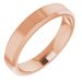 Beveled-Edge Comfort-Fit Flat Band