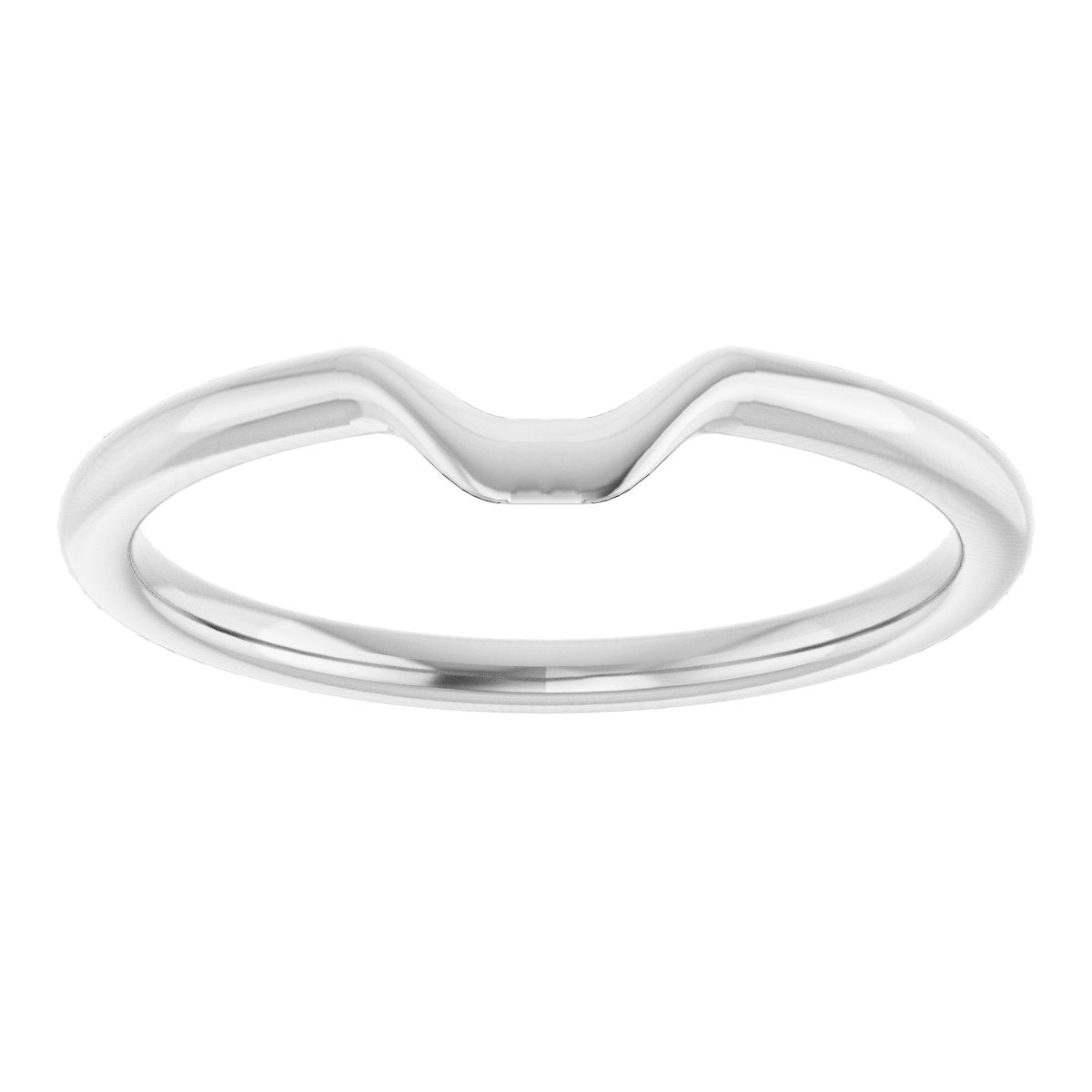 Bezel-Set Solitaire Engagement Ring or Band