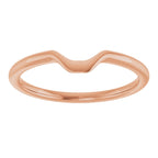Bezel-Set Solitaire Engagement Ring or Band