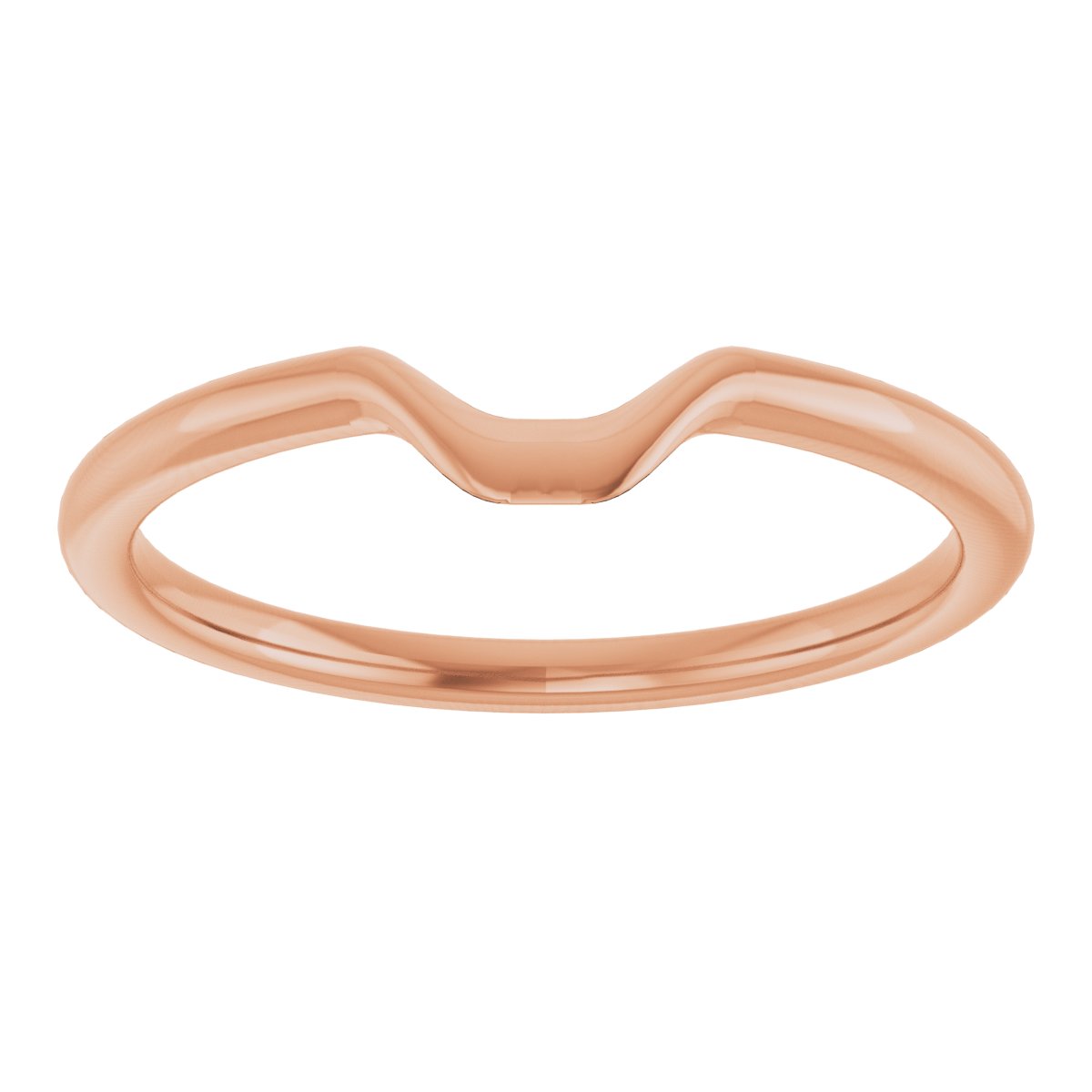 Bezel-Set Solitaire Engagement Ring or Band