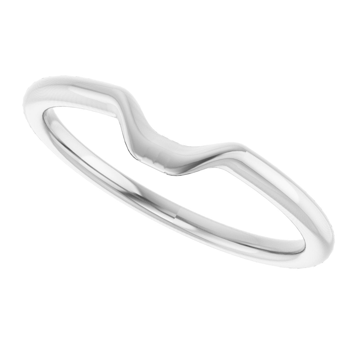 Bezel-Set Solitaire Engagement Ring or Band