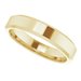 Beveled-Edge Comfort-Fit Flat Band