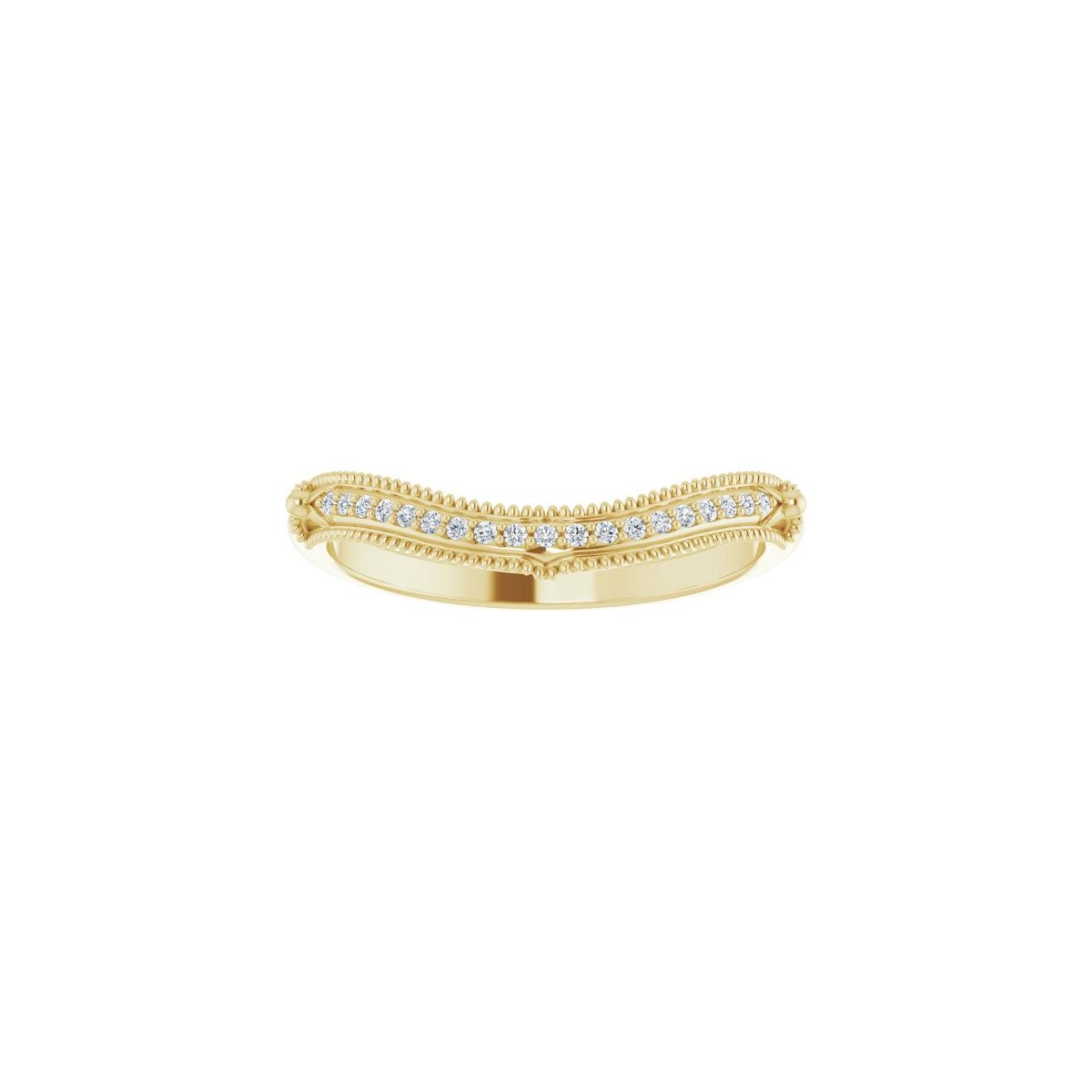 Halo-Style Vintage-Inspired Engagement Ring or Band