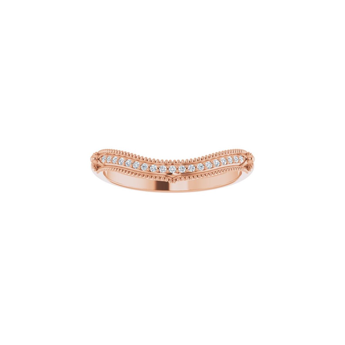 Halo-Style Vintage-Inspired Engagement Ring or Band
