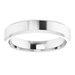 Beveled-Edge Comfort-Fit Flat Band