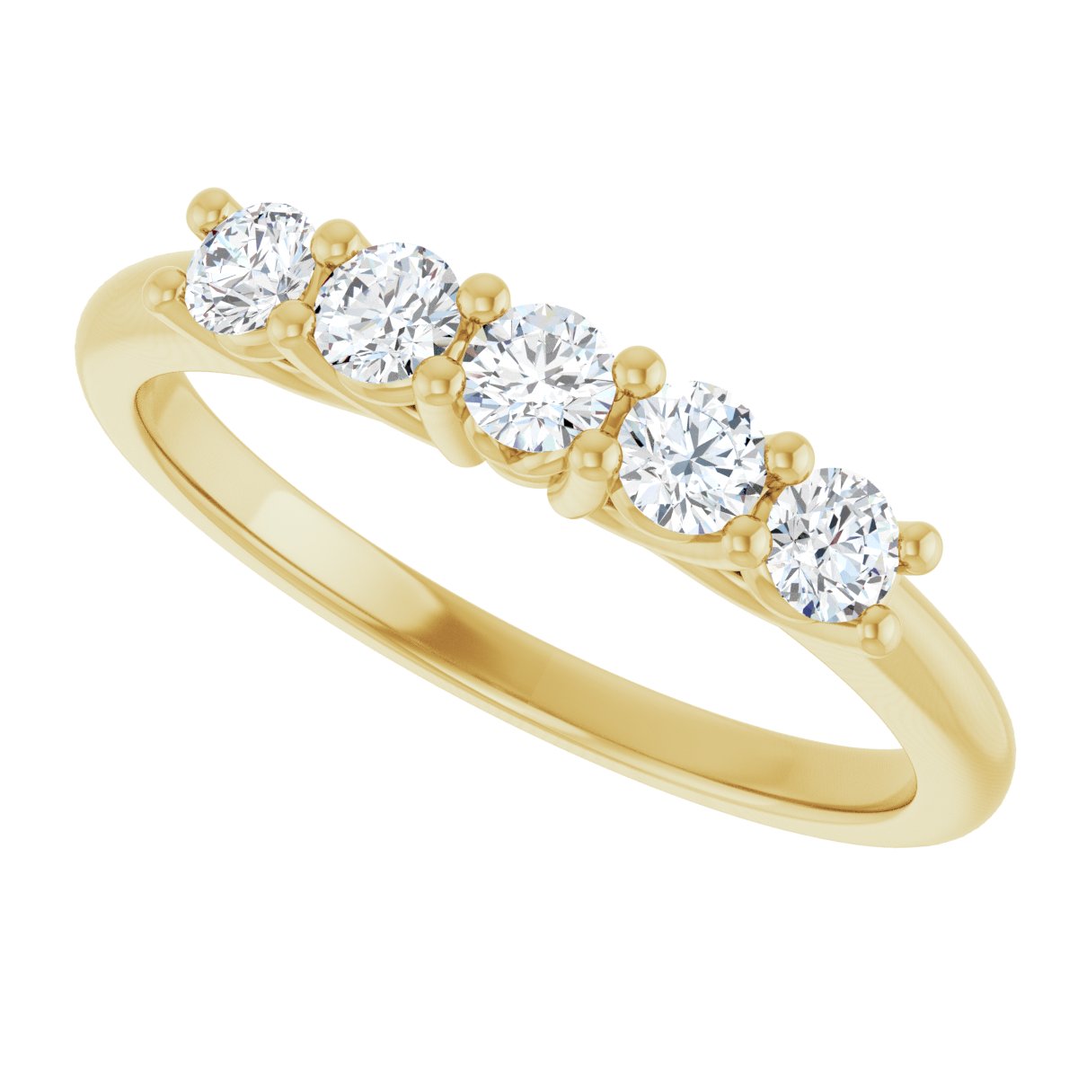 Five-Stone Anniversary Band