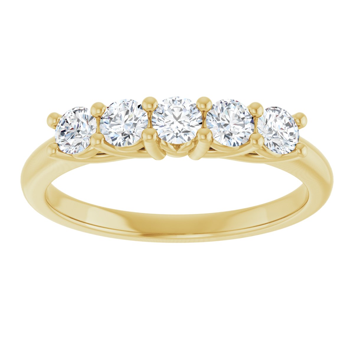 Five-Stone Anniversary Band