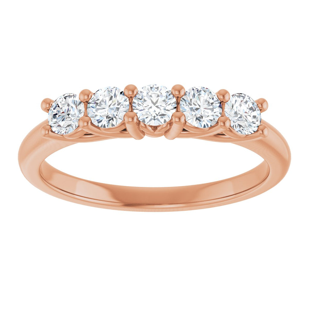Five-Stone Anniversary Band