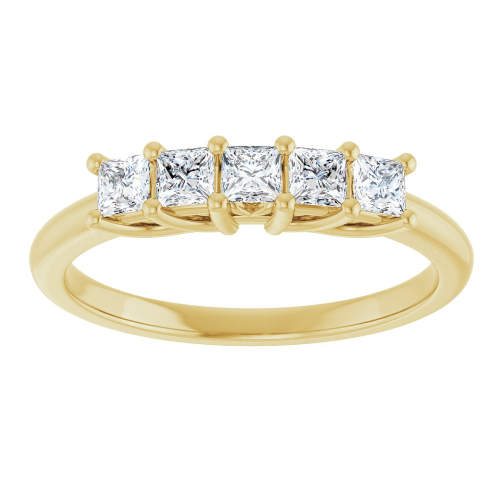 Five-Stone Anniversary Band