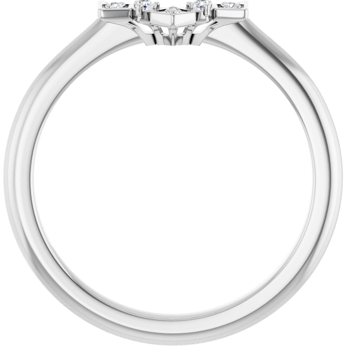 Halo-Style Art Deco Engagement Ring or Band