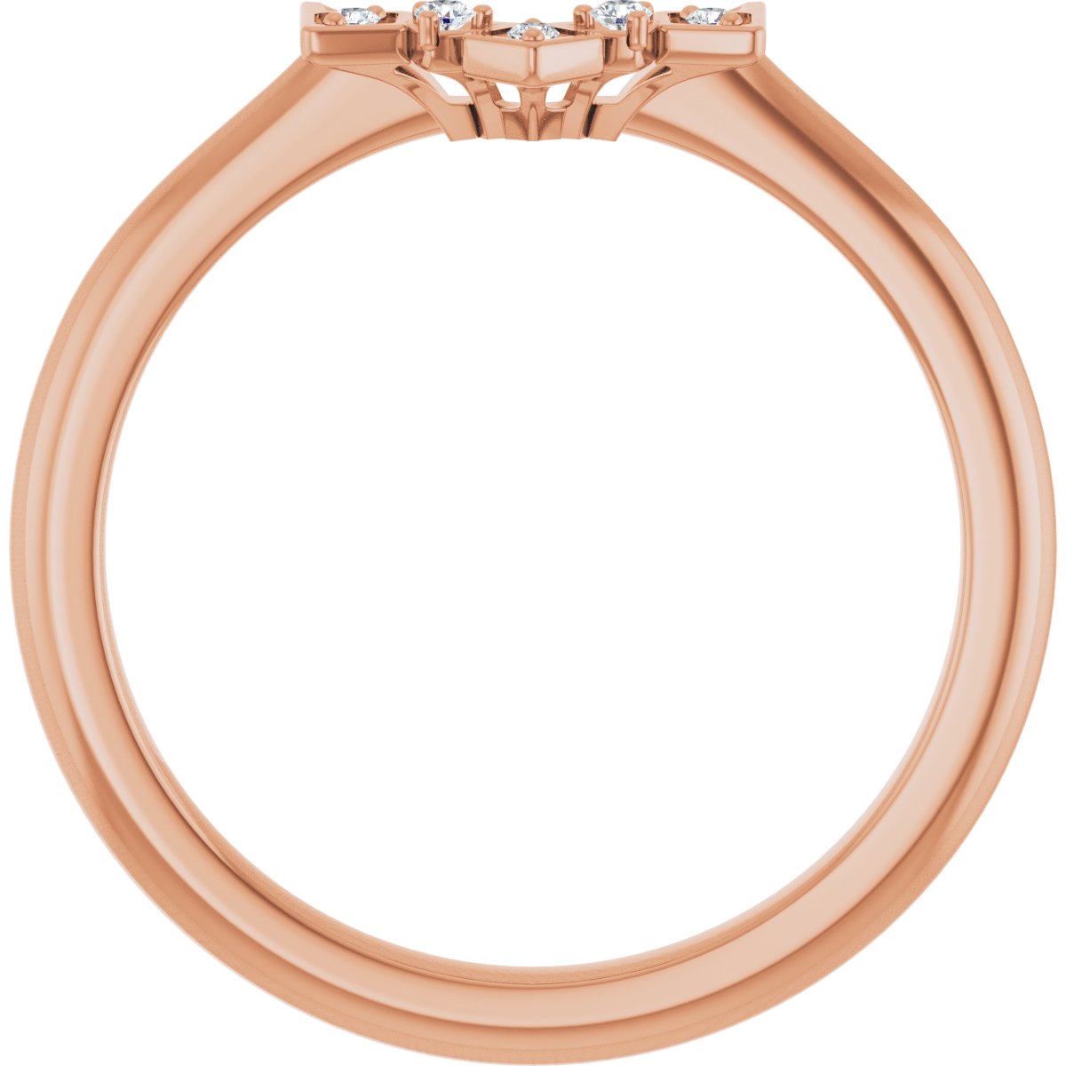 Halo-Style Art Deco Engagement Ring or Band