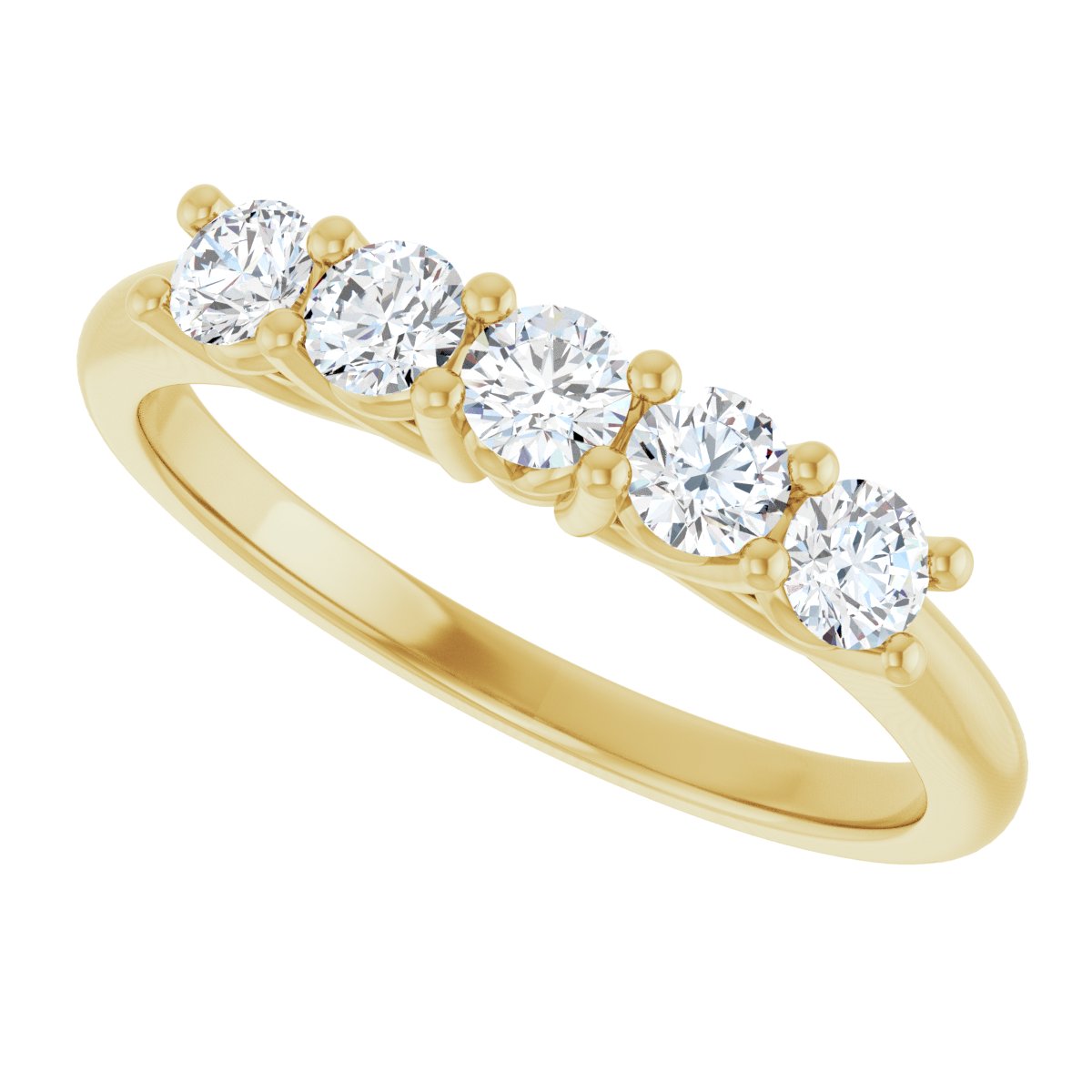Five-Stone Anniversary Band