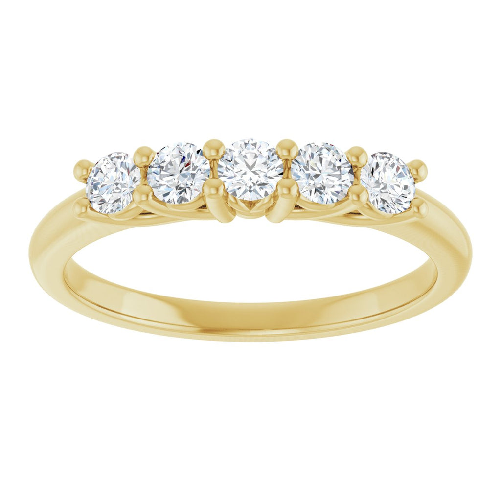 Five-Stone Anniversary Band