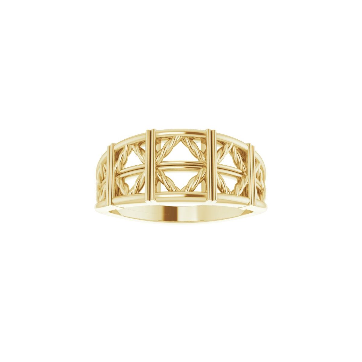 Stackable Lattice Ring