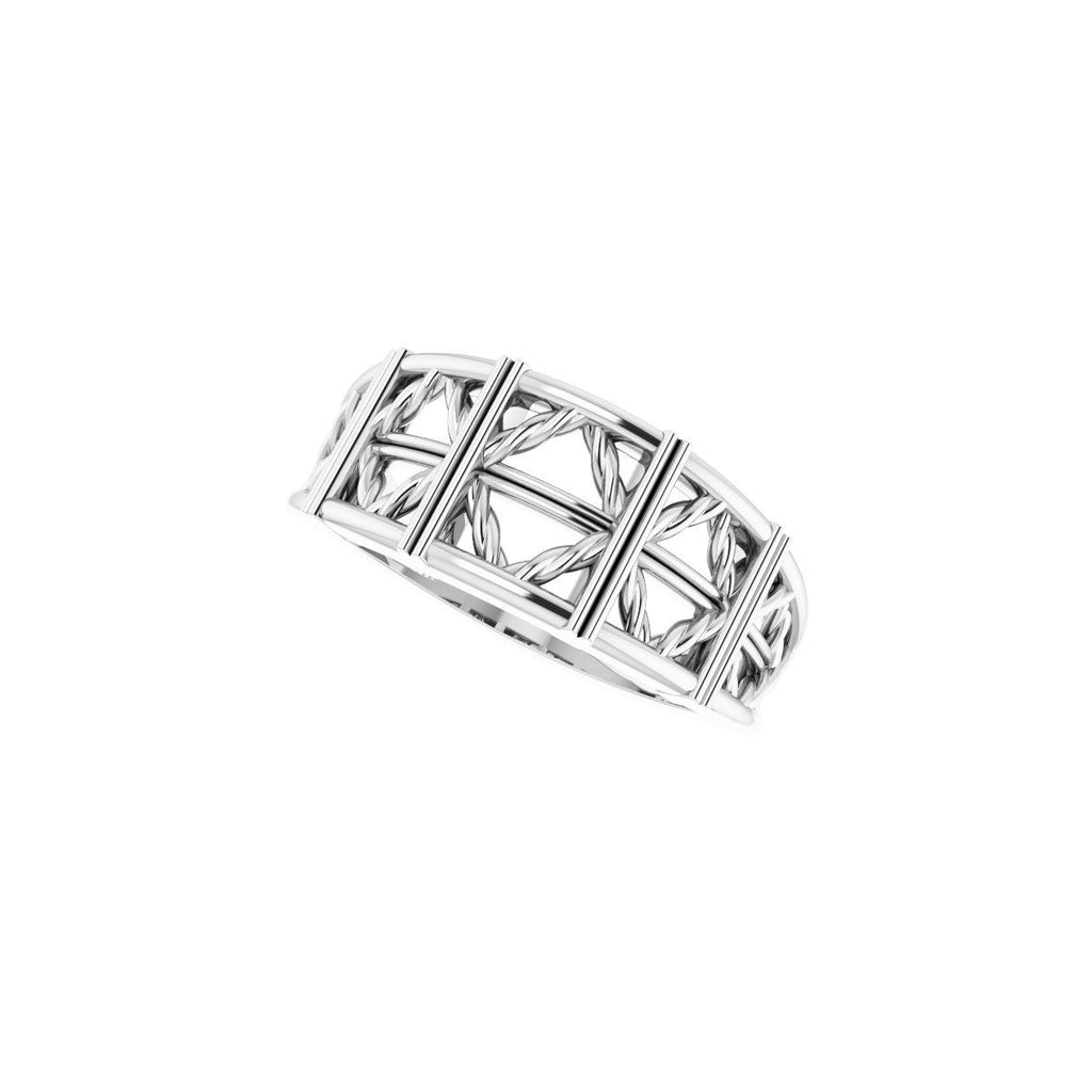 Stackable Lattice Ring