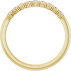 Nine-Stone Anniversary Band