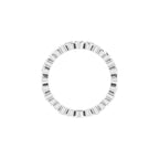 Sculptural Heart Eternity Band