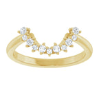 Claw-Prong Halo-Style Engagement Ring or Band