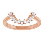 Claw-Prong Halo-Style Engagement Ring or Band