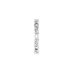 Sculptural Heart Eternity Band