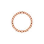 Sculptural Heart Eternity Band