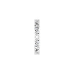 Sculptural Heart Eternity Band