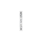 Sculptural Heart Eternity Band