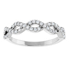 French-Set Infinity-Inspired Anniversary Band