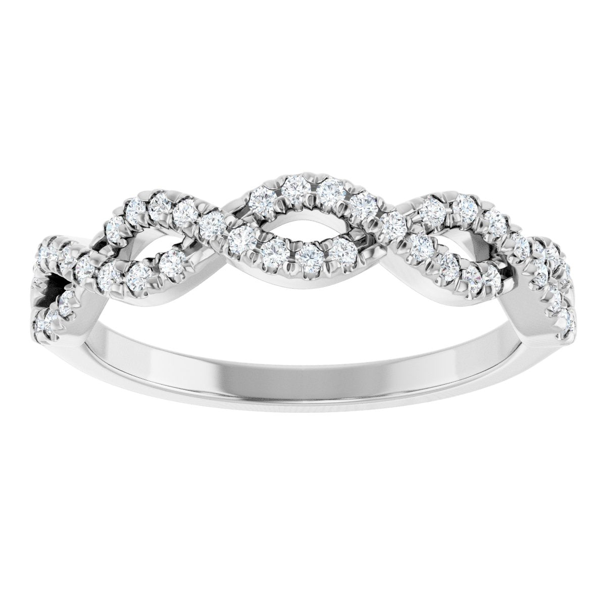 French-Set Infinity-Inspired Anniversary Band