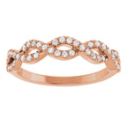 French-Set Infinity-Inspired Anniversary Band