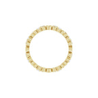 Sculptural Heart Eternity Band
