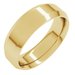 Beveled-Edge Comfort-Fit Flat Band