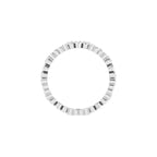 Sculptural Heart Eternity Band