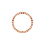 Sculptural Heart Eternity Band