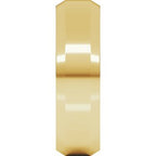 Beveled-Edge Comfort-Fit Flat Band