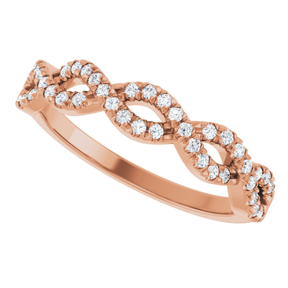 French-Set Infinity-Inspired Anniversary Band