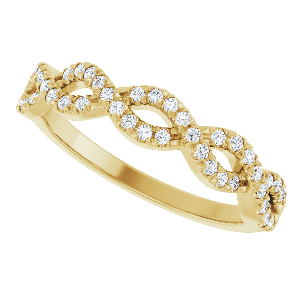 French-Set Infinity-Inspired Anniversary Band