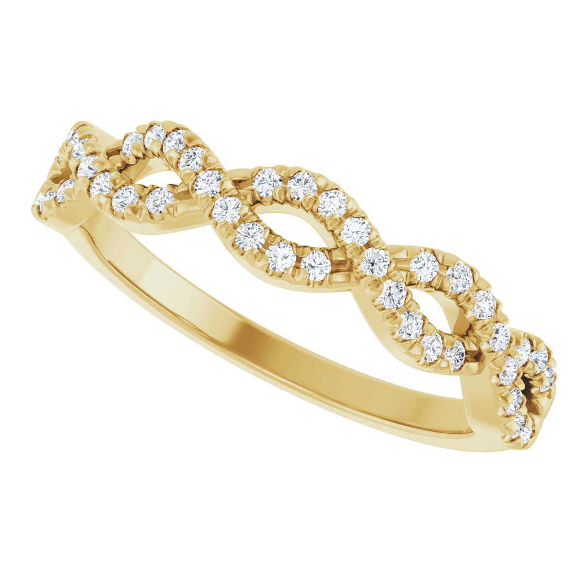 French-Set Infinity-Inspired Anniversary Band