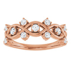 Woven-Design Anniversary Band