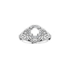 Halo-Style Vintage-Inspired Engagement Ring or Band