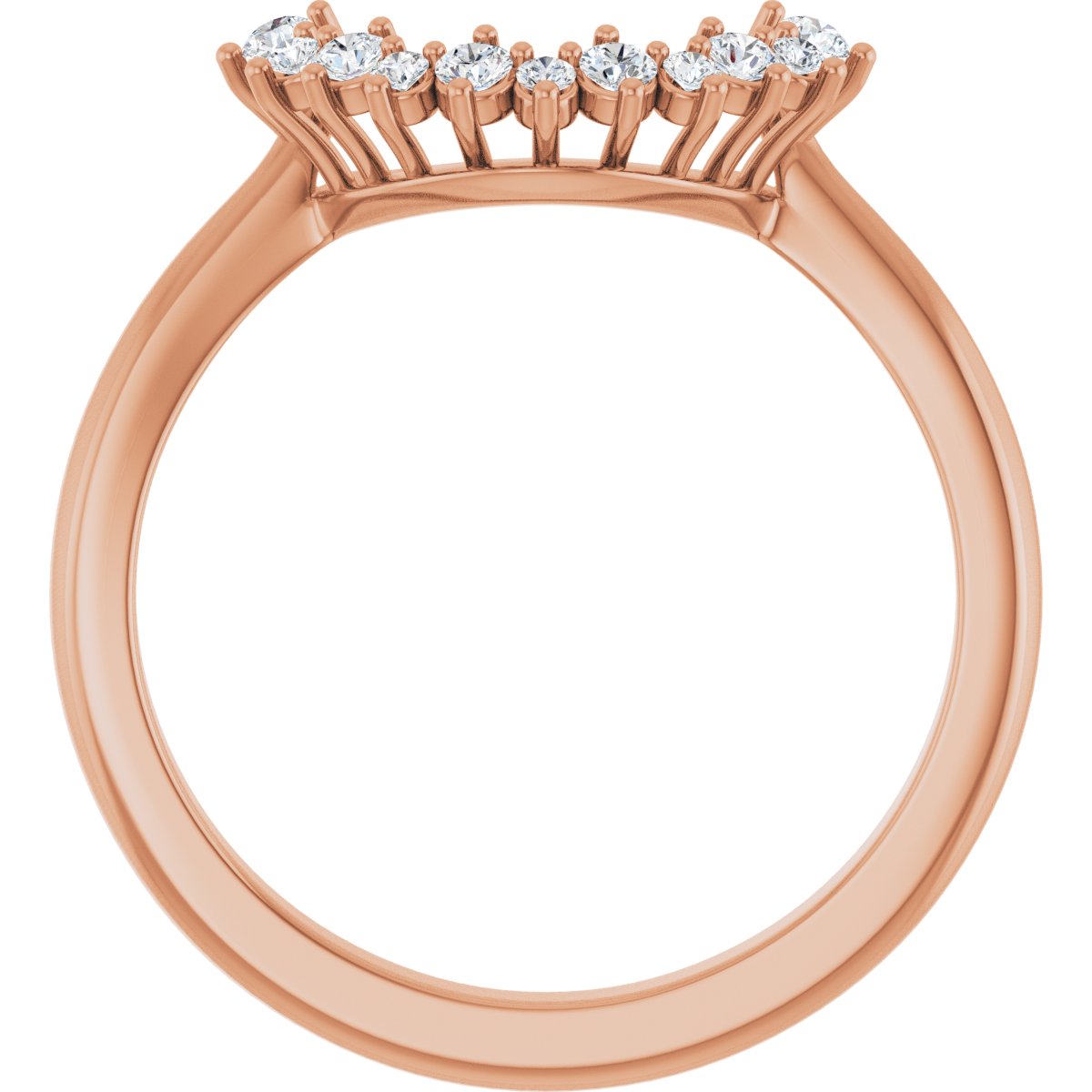 Claw-Prong Halo-Style Engagement Ring or Band