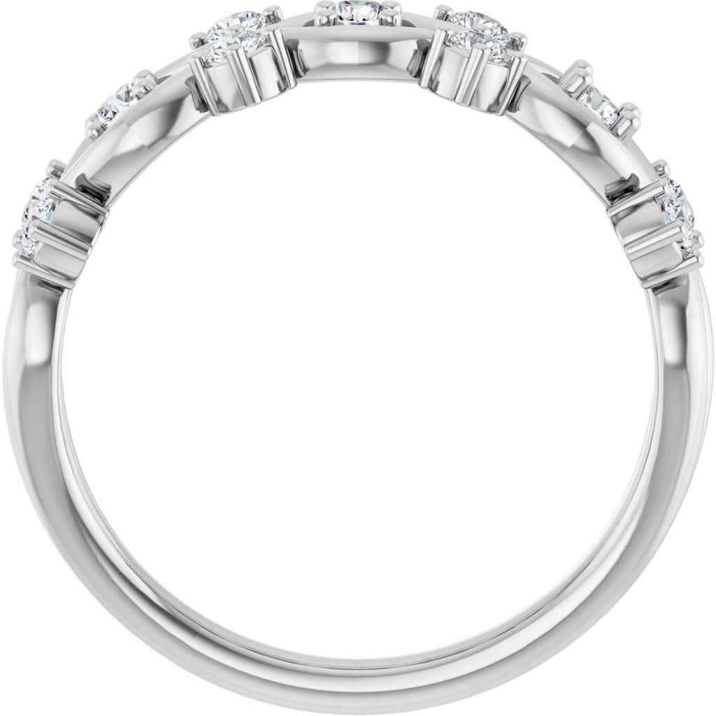 Woven-Design Anniversary Band