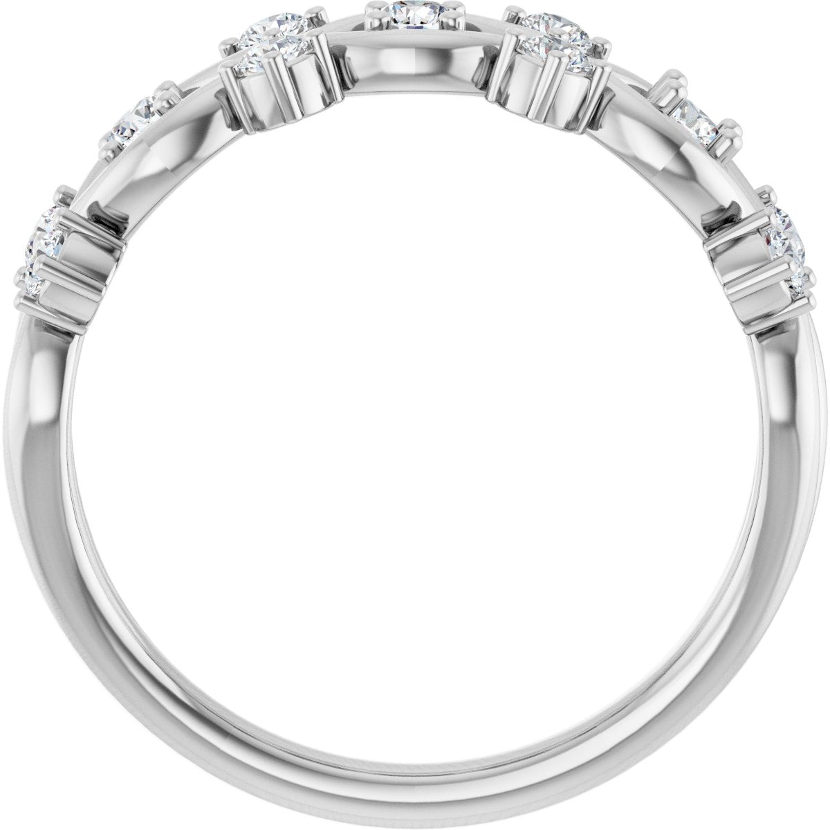 Woven-Design Anniversary Band