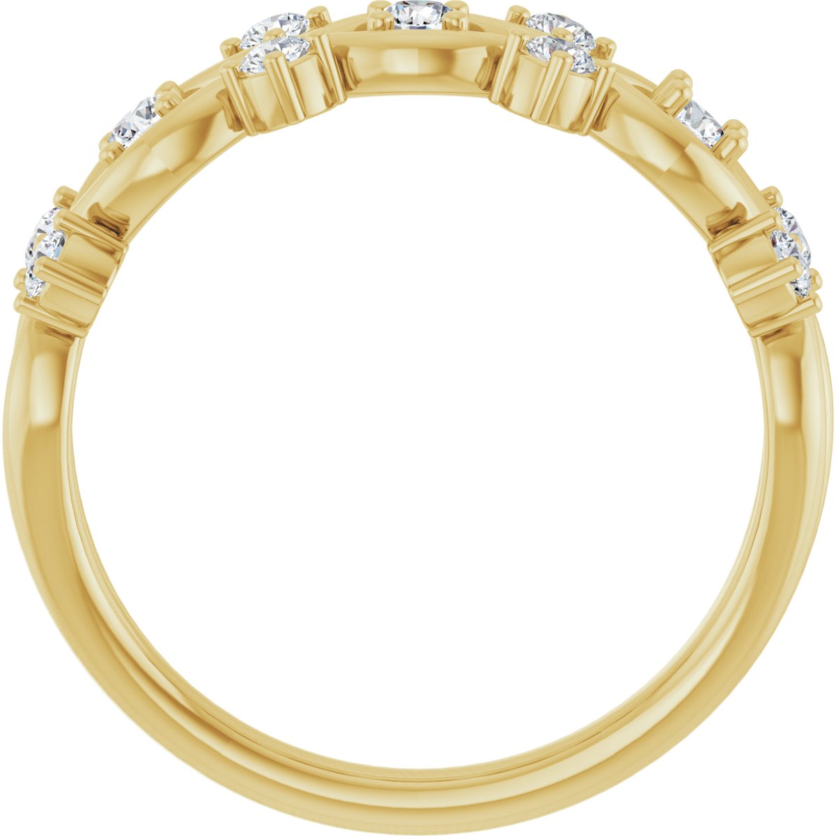 Woven-Design Anniversary Band
