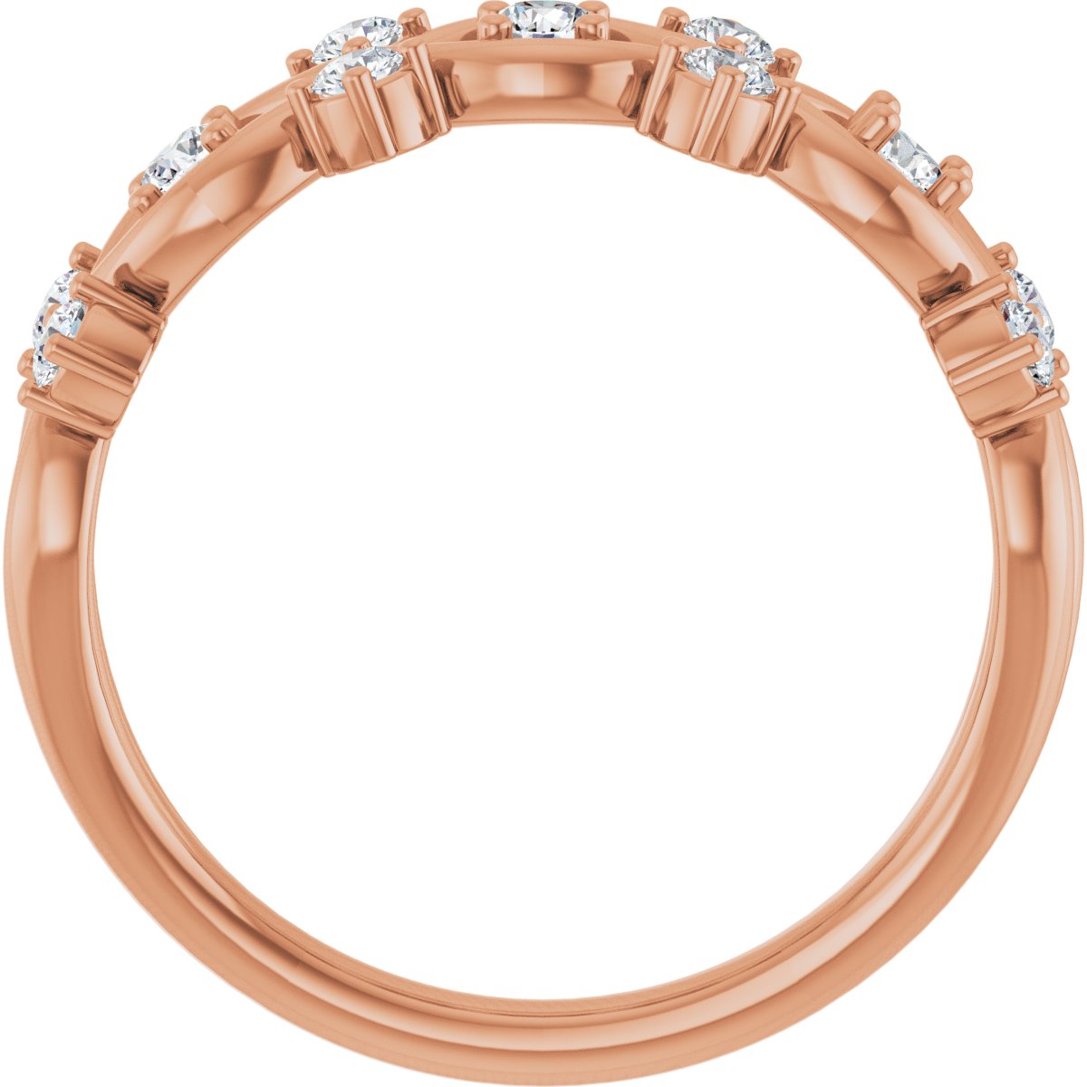 Woven-Design Anniversary Band