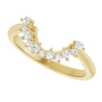 Claw-Prong Halo-Style Engagement Ring or Band