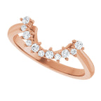 Claw-Prong Halo-Style Engagement Ring or Band